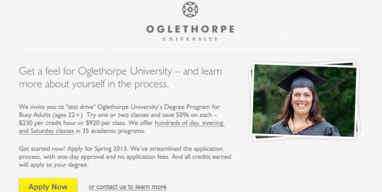 Oglethorpe University website